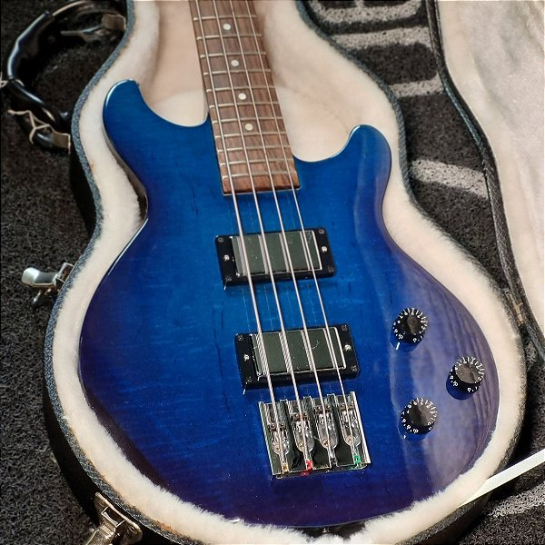 Baixo 4 Cordas Gibson Money Bass Double Cut Midnight Blue