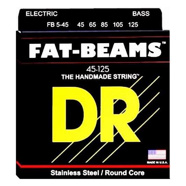 Encordoamento para Baixo 5 Cordas Dr Strings Fat Beams .045