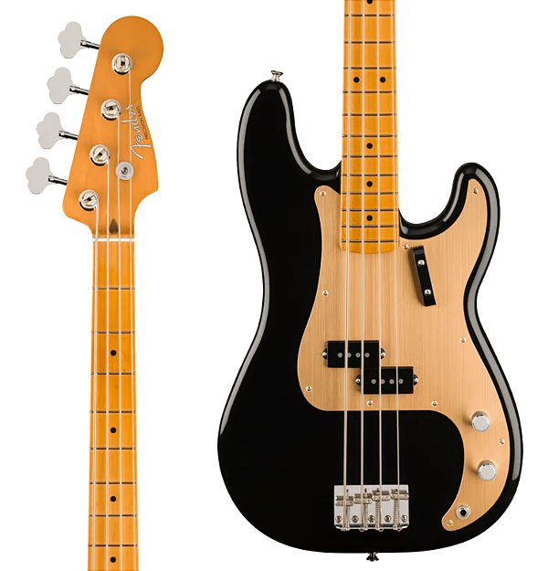 Baixo 4 Corda Fender Vintera Ii 50s Precision Bass Black