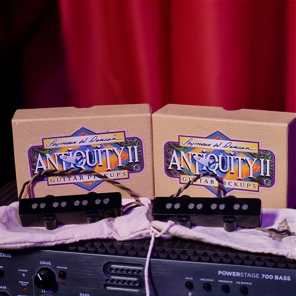 Set Captador Baixo 4c Jazz Bass Seymour Duncan Antiquity II