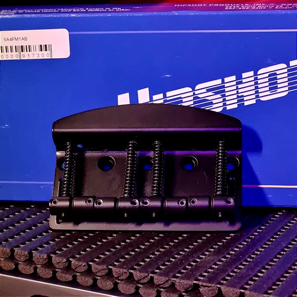 Ponte para Baixo 4 Cordas Hipshot Vintage Bass Black