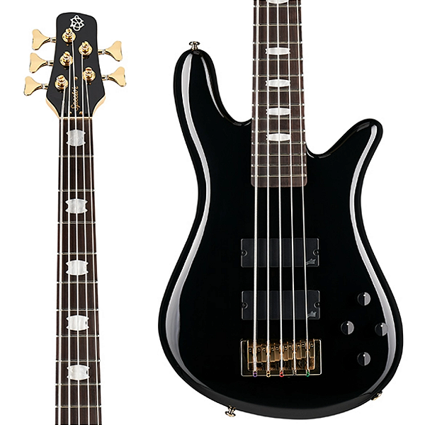 Baixo 5 Cordas Ativo Spector NS Icon Bolt-On 5 Black Gloss