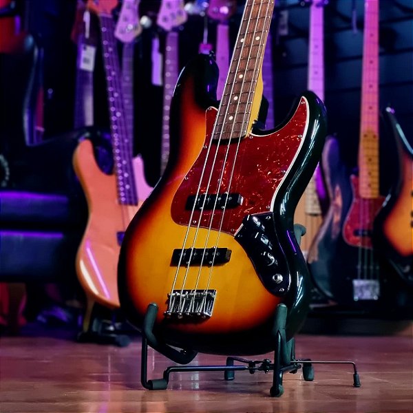 Baixo 4 Cordas Fender Classic 60s Jazz Bass Sunburst Mexico