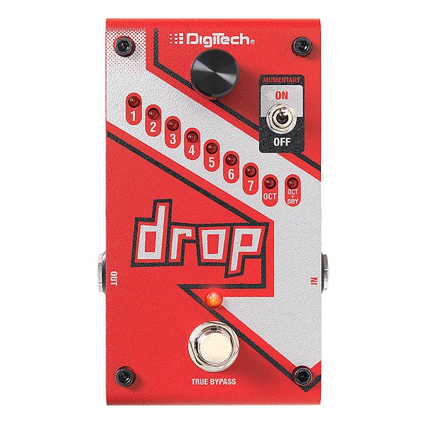 Pedal de Efeito Para Guitarra E Baixo Digitech Drop Tune