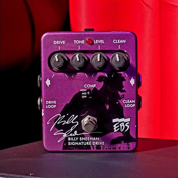 Pedal de Efeito para Baixo EBS Billy Sheehan Signature Drive