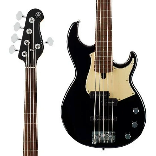 Baixo 5 Cordas Ativo Yamaha BB435 PJ Black