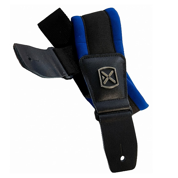 Correia para Guitarra e Baixo Ibox Damper Neoprene Azul