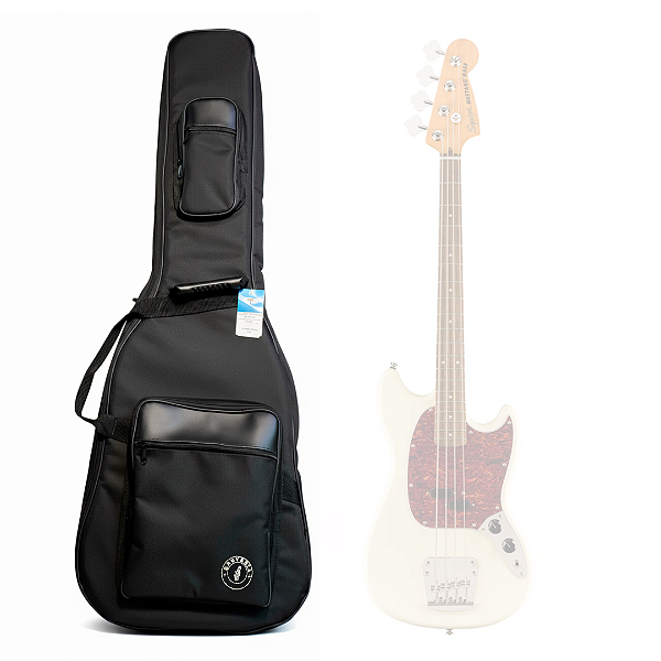 Bag Capa Acolchoada para Baixo Short Scale Gruveria Titanium Preta