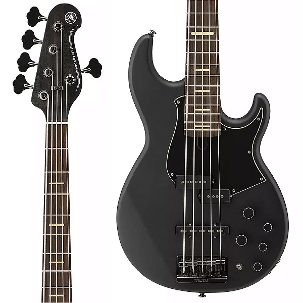 Baixo 5 Cordas Ativo Yamaha Bb735a Black Satin