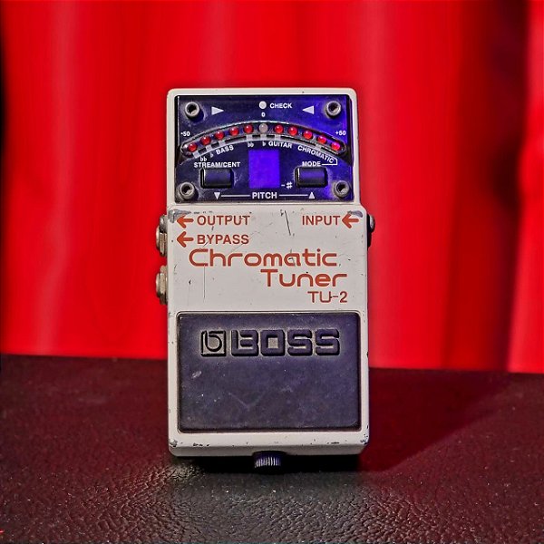 Pedal Afinador Guitarra e Baixo Boss Chromatic Tuner TU-2