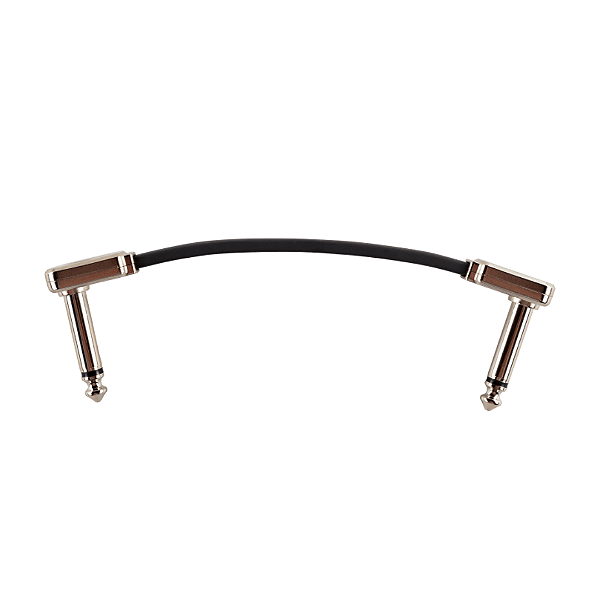 Cabo Para Pedal Ernie Ball Flat Ribbon Patch Preto 7,62 Cm