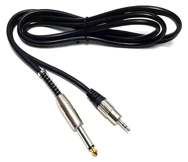Cabo Auxiliar P2 Estereo X P10 Mono Blindado Profissional