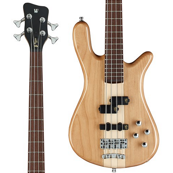 Baixo 4 Cordas Fretless Warwick Rockbass Streamer NT I Natural Transparent High Polish