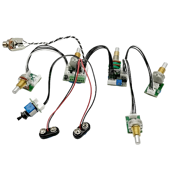 Circuito Preamp para Baixo Trickfish Flexcore 81 4 Bandas