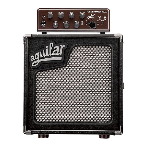 Amplificador Cabeçote para Baixo Aguilar Tone Hammer 350 Edição Limitada Chocolate Brown + Gabinete 1x10 SL 110