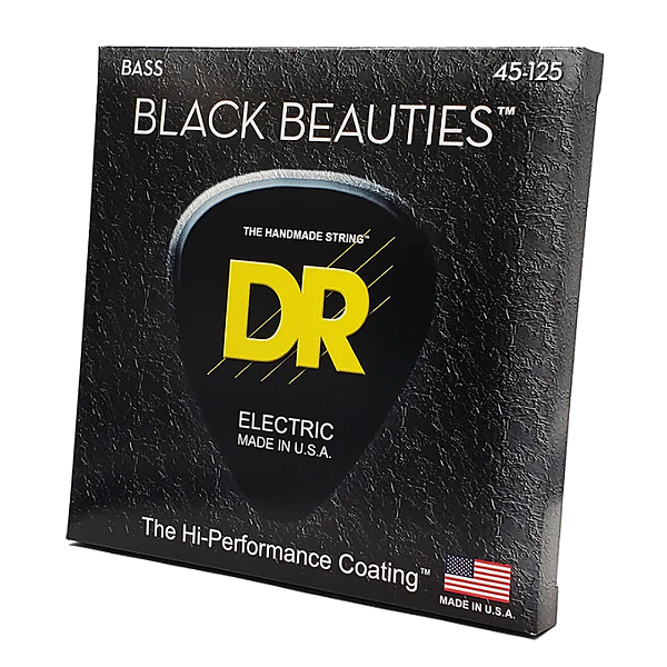 Encordoamento Baixo 5 Cordas Dr Strings Black Beauties .045