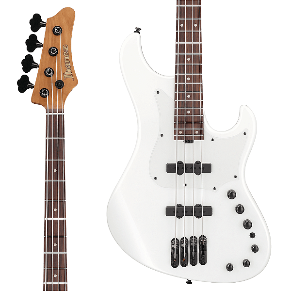 Baixo 4 Cordas Ativo Ibanez Mode MDM1000 Pearl White