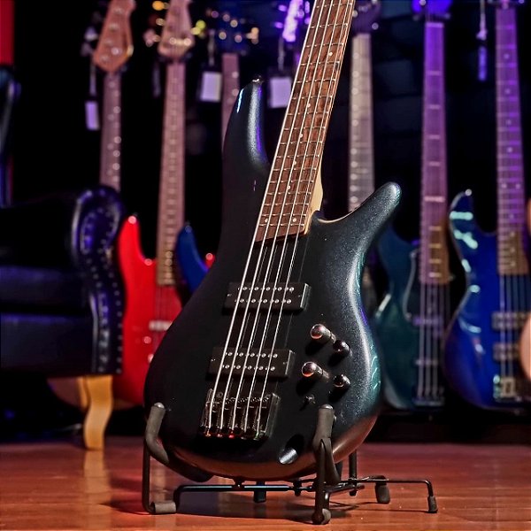 Baixo 5 Cordas Ativo Ibanez SR Standard SR305E Metallic Gray Burst