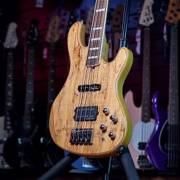 Baixo 4 Cordas Ativo Cort Gb4 Custom Natural Glossy