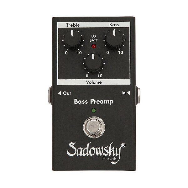 Pedal Pré Amplificador Para Baixo Sadowsky Sbp 2 V2
