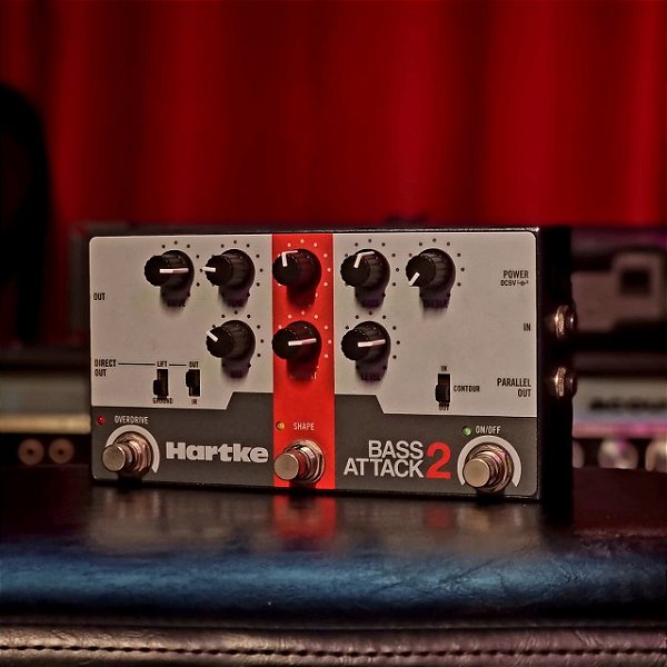 Pedal Preamp para Baixo Hartke Bass Attack 2