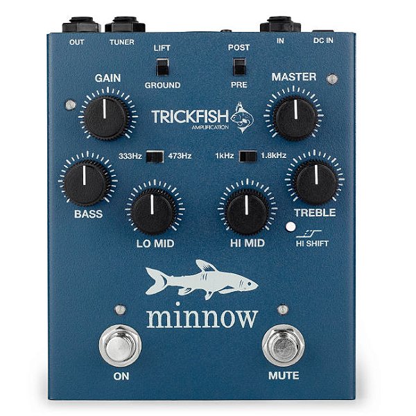 Pedal Preamp para Baixo Trickfish Minnow