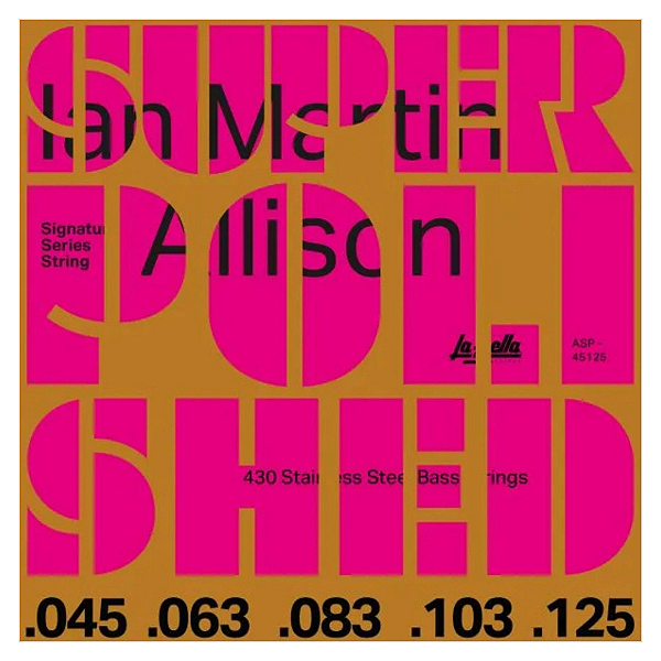 Encordoamento para Baixo 5 Cordas La Bella Ian Martin Allison Signature .045