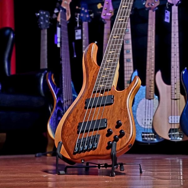 Baixo 5 Cordas Multiscale Tagima Rupture EMG Natural Imbuia