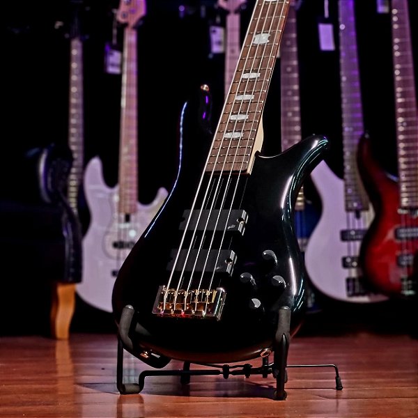 Baixo 5 Cordas Ativo Spector NS Icon Bolt-On 5 Black Gloss