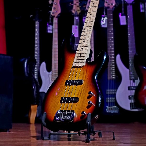 Baixo 4 Cordas G&l Tribute Series JB-2 3-Tone Sunburst