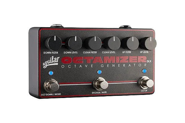 Pedal de Efeito Oitavador para Baixo Aguilar Octamizer DLX