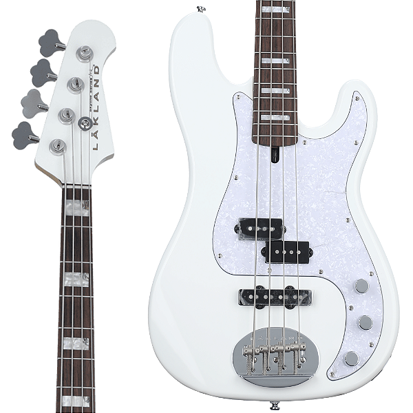 Baixo 4 Cordas Lakland Skyline 44-64 Custom PJ White