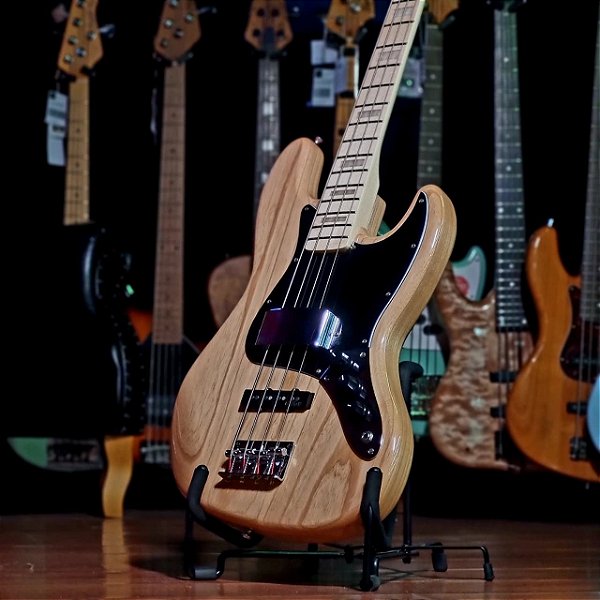 Baixo 4 Cordas Sx Custom Jazz Bass Sjb75 Wilkinson Roslen Natural