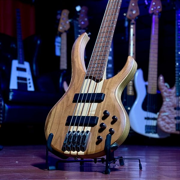 Baixo 5 Cordas Ativo Ibanez BTB675 Natural Flat