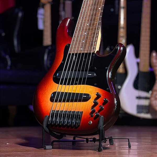 Baixo 8 Cordas Mendes Groovemaker Bass Jazz Bass Sunburst