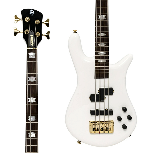 Baixo 4 Cordas Ativo Spector Euro Classic 4 Solid White