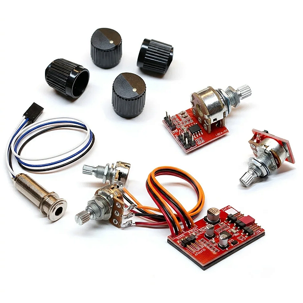 Circuito Preamp para Baixo LHZ-04 HazLabs Clone Standard EQ Pots
