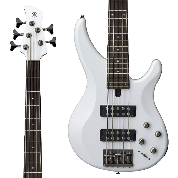 Baixo 5 Cordas Ativo Yamaha Trbx305 White