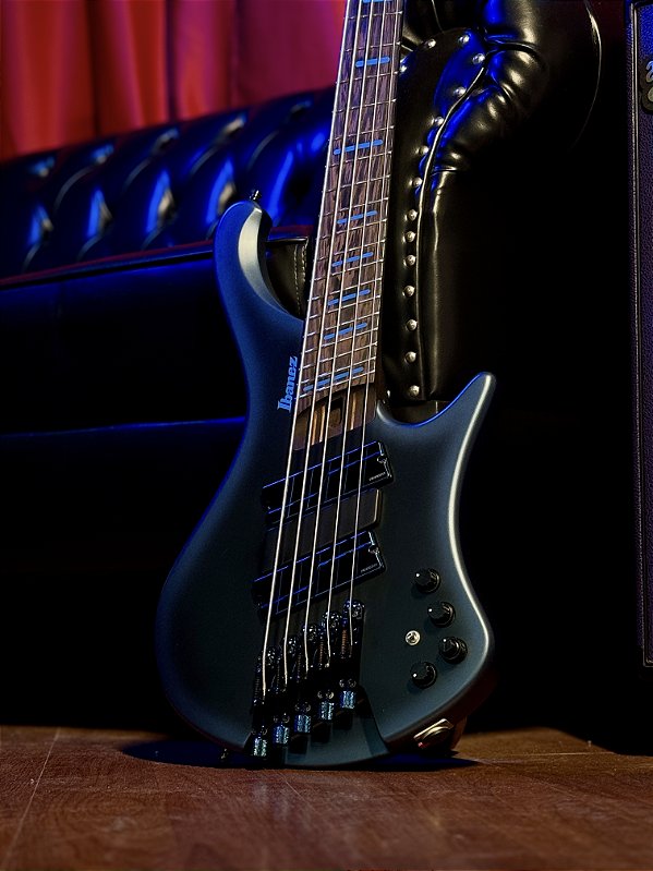Baixo 5 Cordas Headless Multiscale Ibanez Workshop EHB5MSBSP Midnight Arctic Ocean Matte