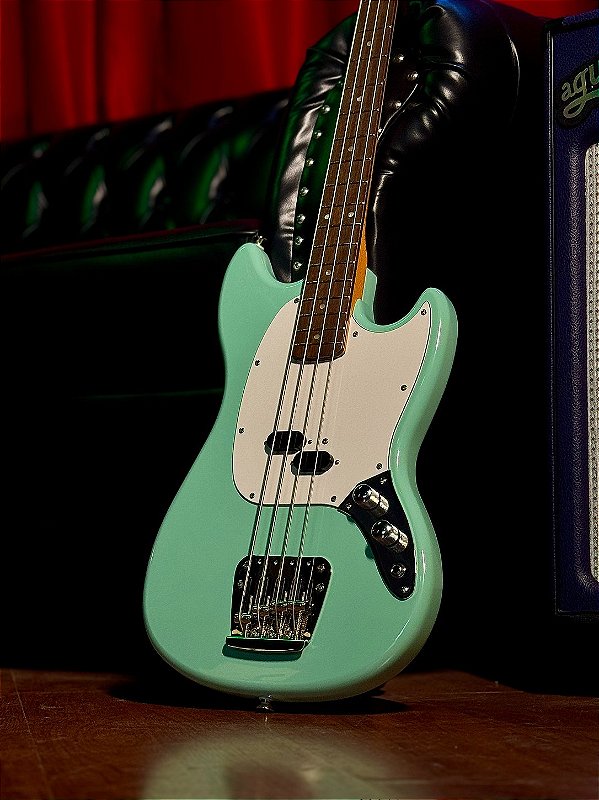 Baixo 4 Cordas Squier by Fender Classic Vibe '60s Mustang Bass Surf Green