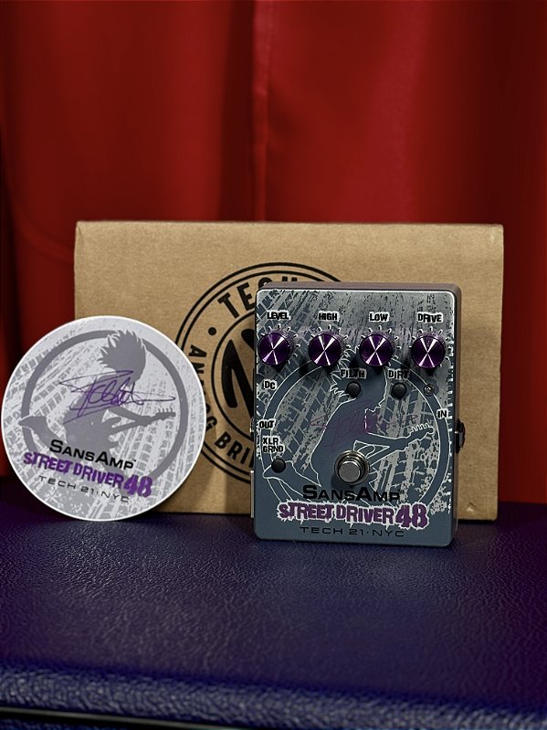 Pedal De Efeito Para Baixo Tech 21 Frank Bello Signature Sansamp Street Driver 48