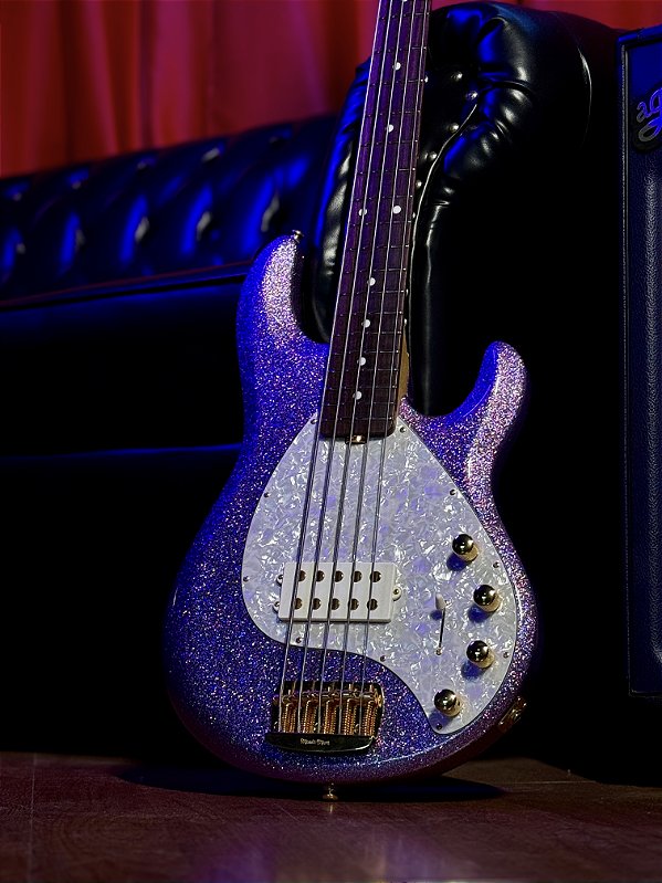Baixo 5 Cordas Music Man StingRay Special 5 H Amethyst Sparkle
