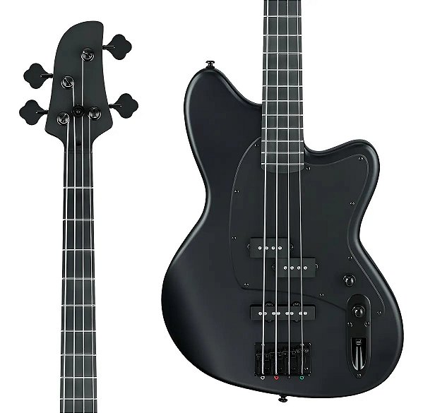 Baixo 4 Cordas Ativo Ibanez Talman Bass Tmb420b Black Flat