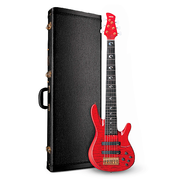 Baixo 6 Cordas Yamaha TRB-JP2 John Patitucci Translucent Dark Red