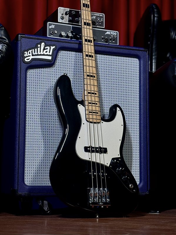 Baixo 4 Cordas Fender Geddy Lee Jazz Bass Black 2015