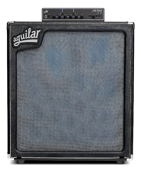 Amplificador Cabeçote Baixo Aguilar Ag700 V2 + Gabinete 4x10 Preto