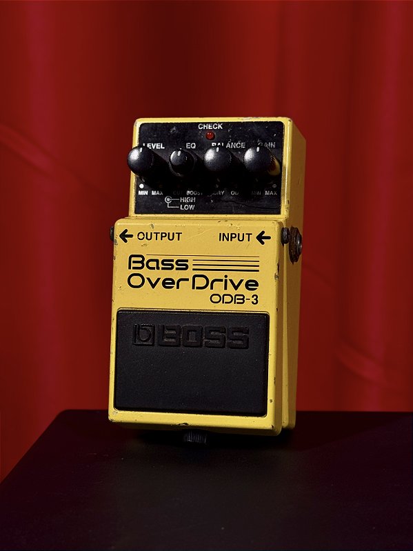 Pedal De Efeito Para Baixo Boss Bass Overdrive ODB-3