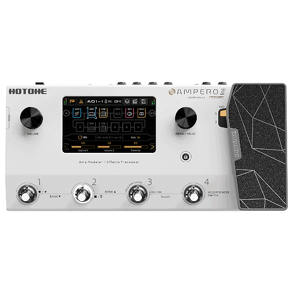 Pedaleira Multi Efeitos para Guitarra Hotone Ampero II