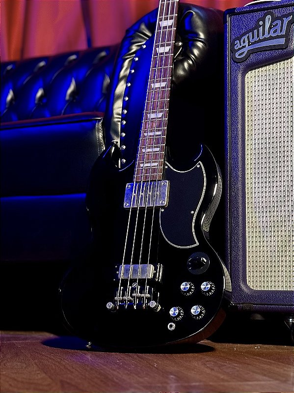 Baixo 4 Cordas Epiphone EB-3 SG Bass Ebony