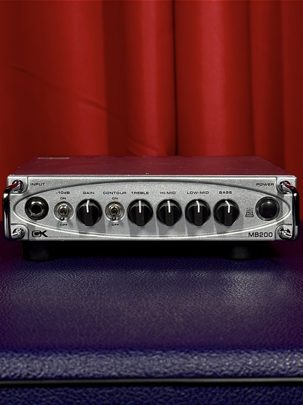 Amplificador Cabeçote Para Baixo 200w Gallien Krueger MB200